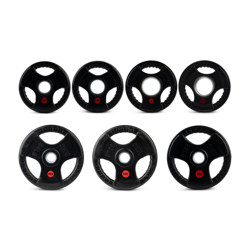 Tri-Grip Olympic Weight Plates