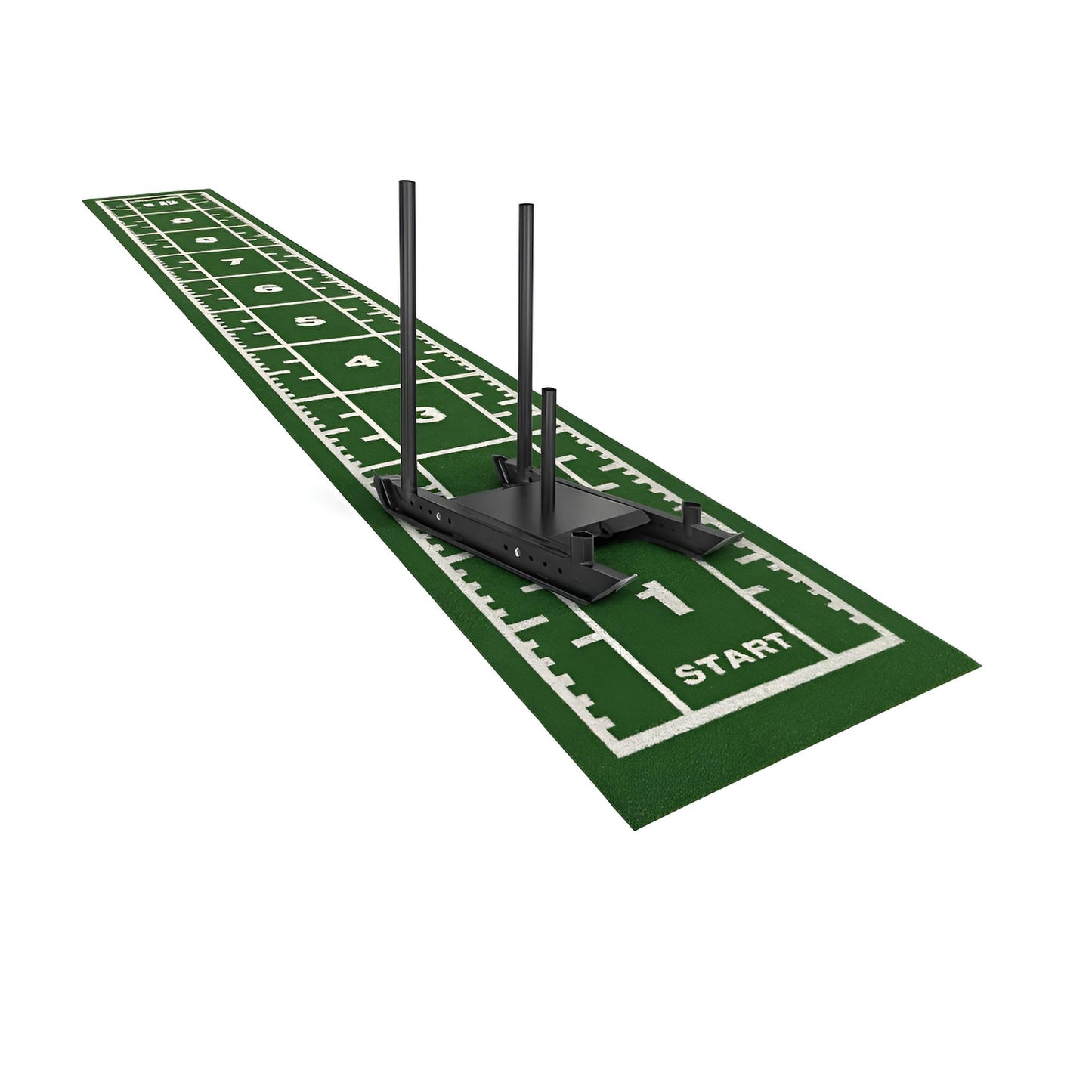 Weight Sledge & Track With Full Markings 1m x 10m