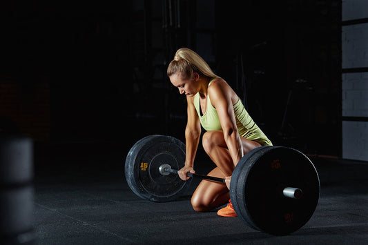 set of bumper plates - weightlifting