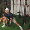 150kg Bumper Plates + Power Multi Cage + Adjustable Weight Bench + Olympic Barbell 6ft or 7ft