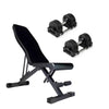 20kg Adjustable Dumbbells Pair with 1kg Increments