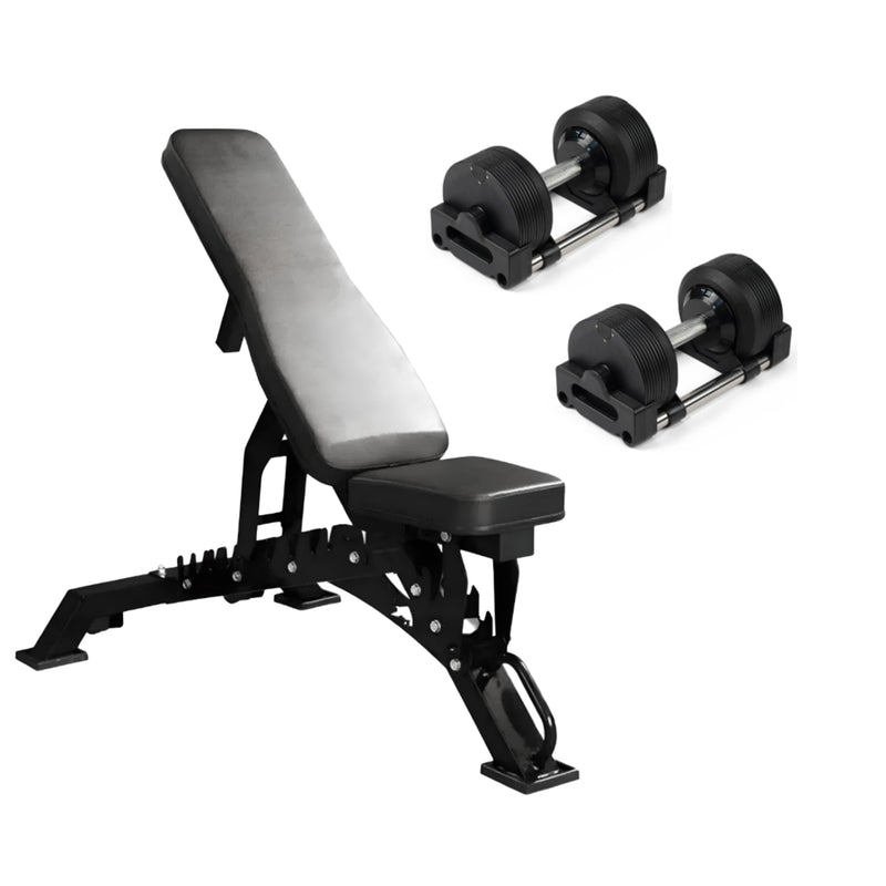 20kg Adjustable Dumbbells Pair with 1kg Increments