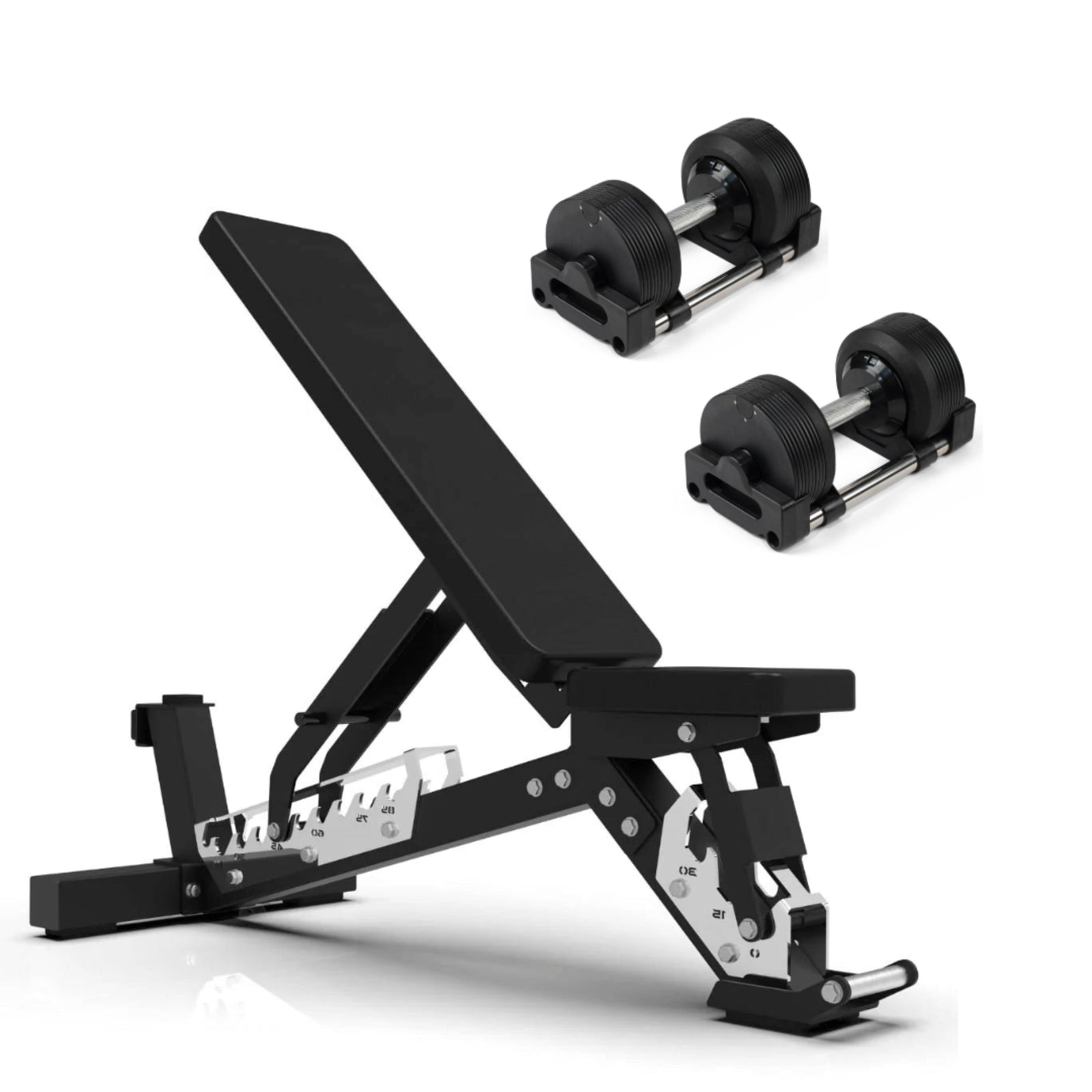 20kg Adjustable Dumbbells Pair with 1kg Increments