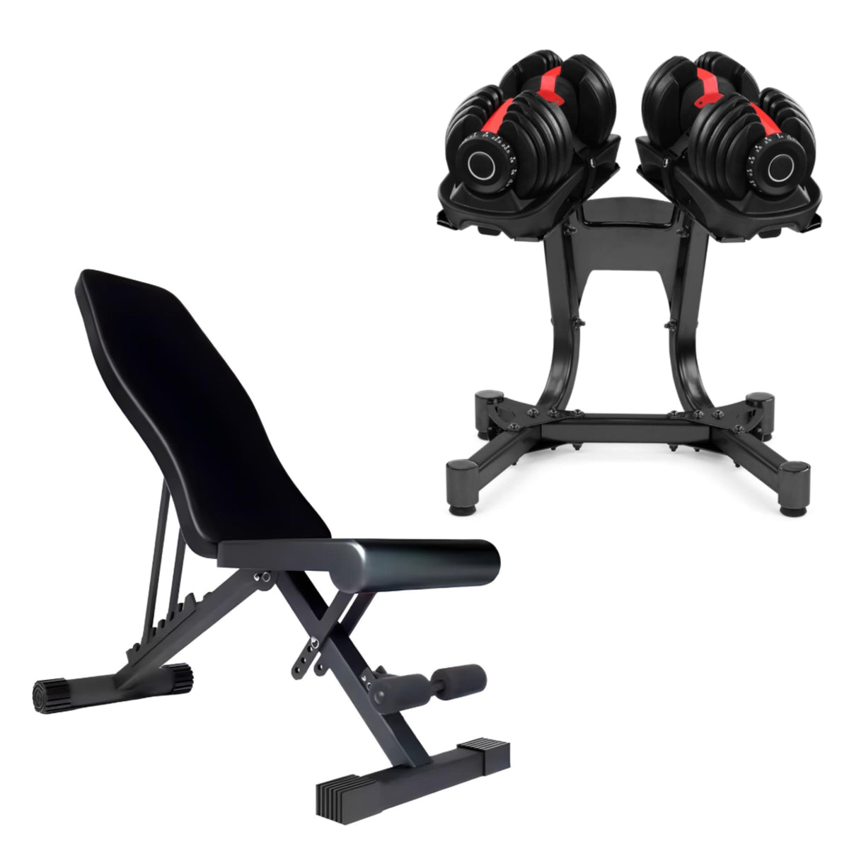24kg Adjustable Dumbbells Pair