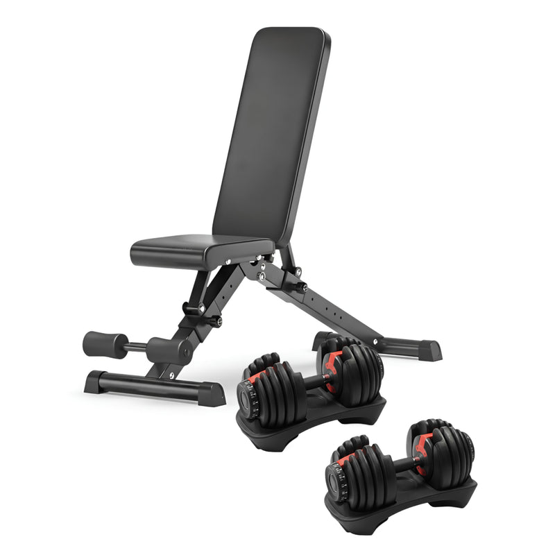 24kg Adjustable Dumbbells Pair
