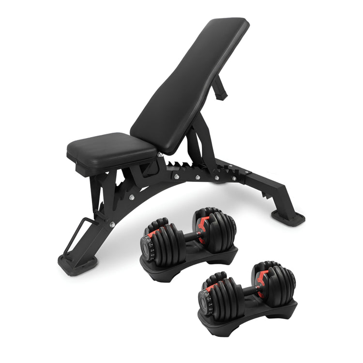 24kg Adjustable Dumbbells Pair