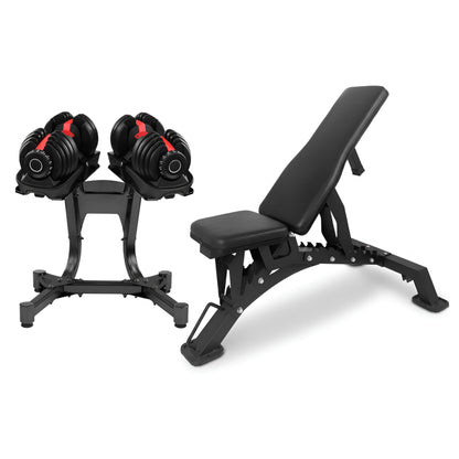 24kg Adjustable Dumbbells Pair