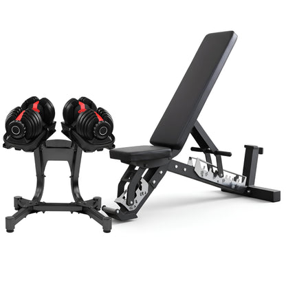 24kg Adjustable Dumbbells Pair