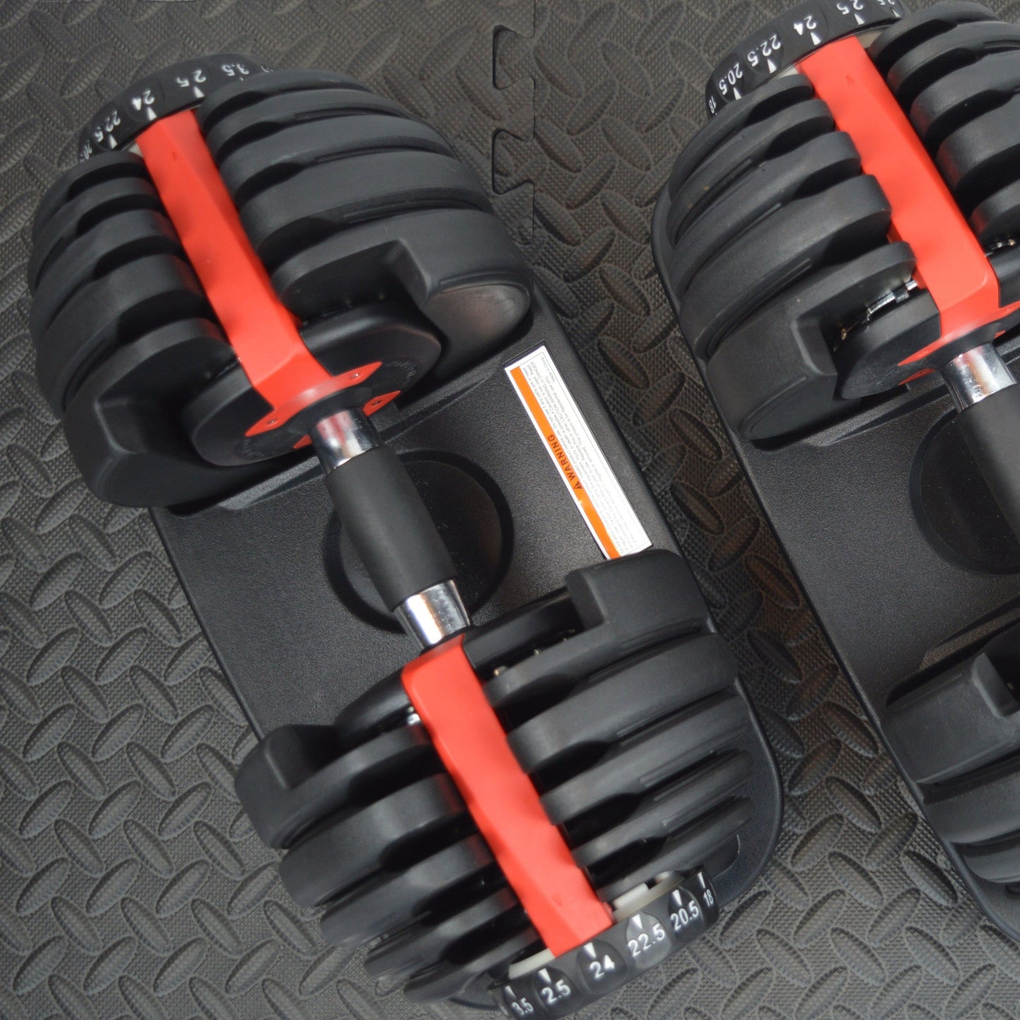 24kg Adjustable Dumbbells Pair