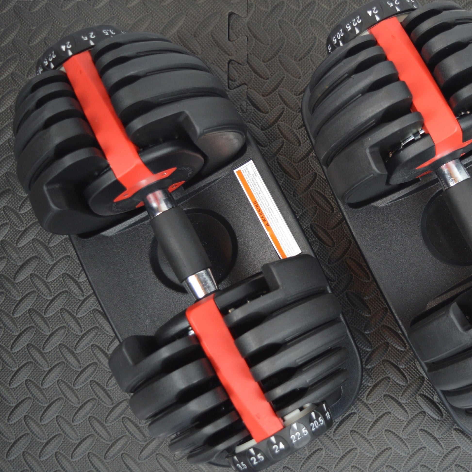 24kg Adjustable Dumbbells Pair