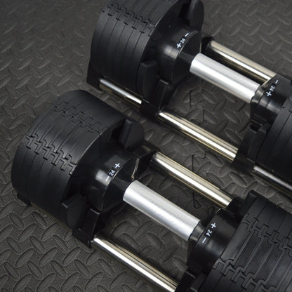 24kg Adjustable Dumbbells Pair with 2kg Increments