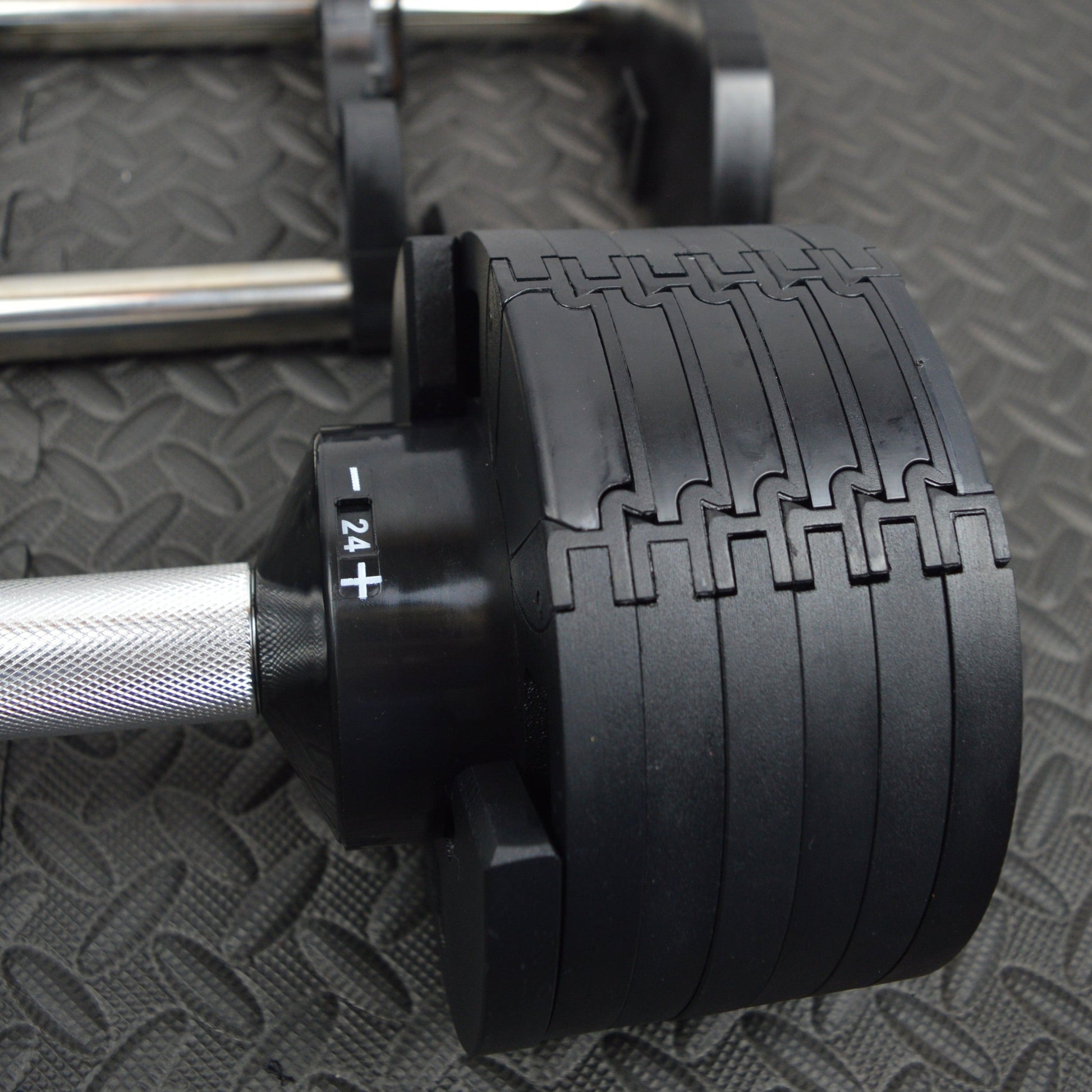 24kg Adjustable Dumbbells Pair with 2kg Increments