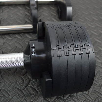 24kg Adjustable Dumbbells Pair with 2kg Increments