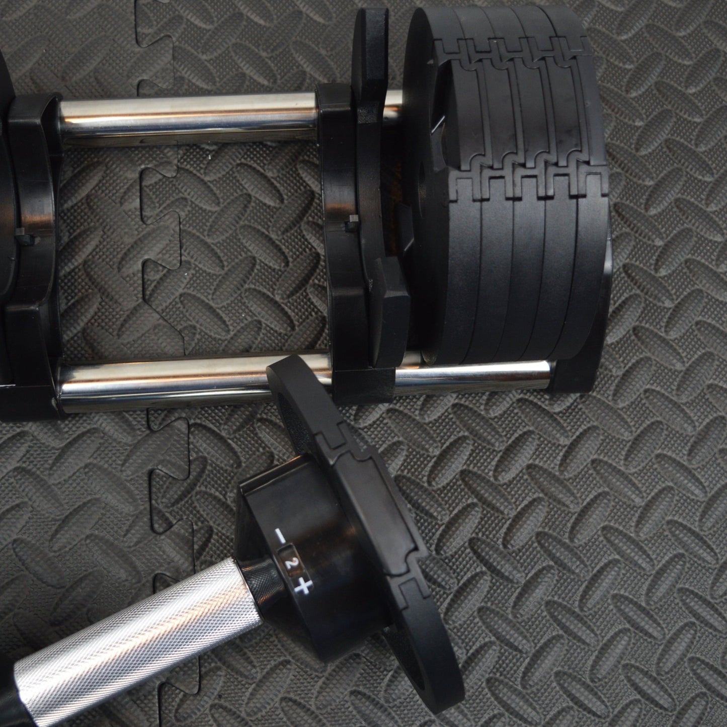 24kg Adjustable Dumbbells Pair with 2kg Increments