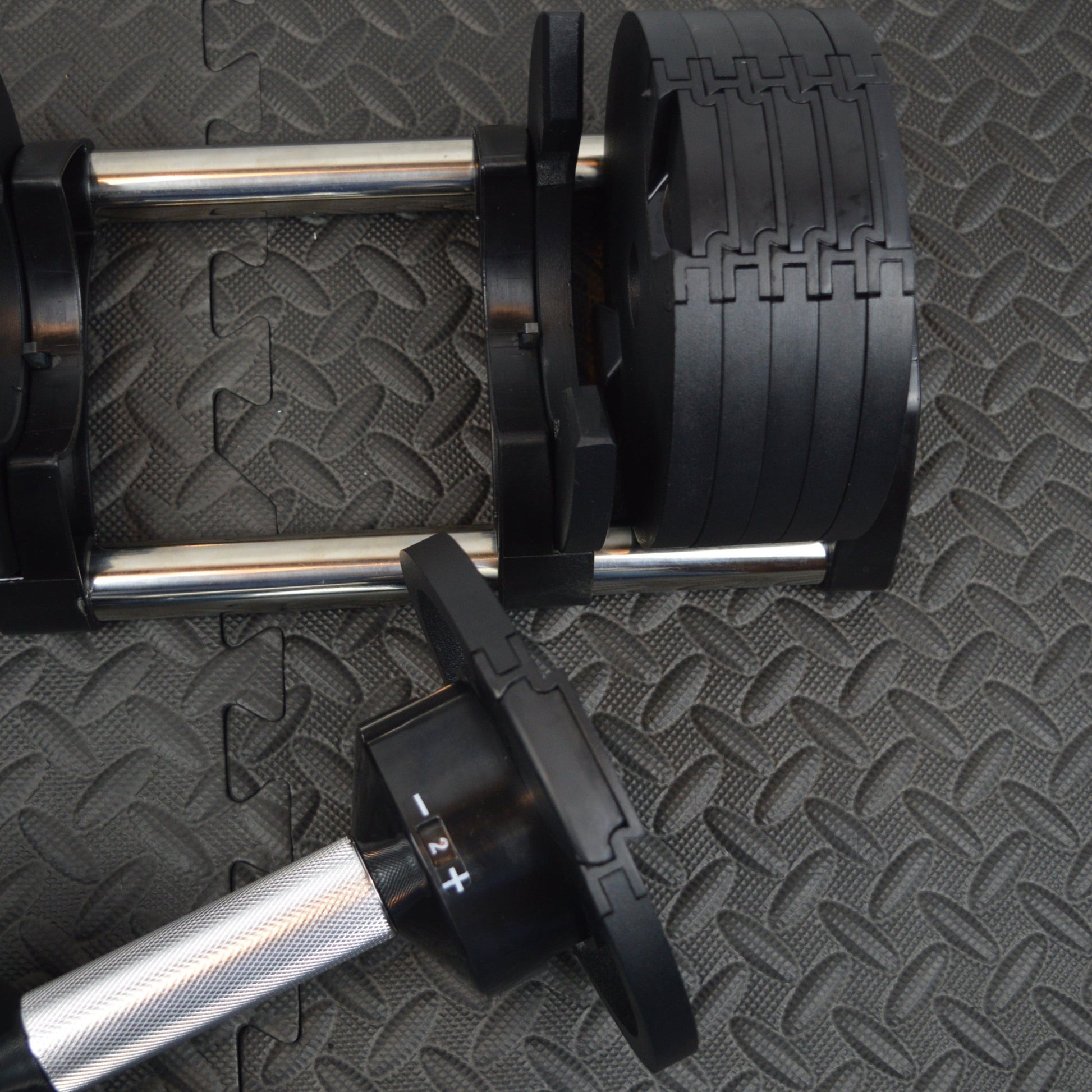 24kg Adjustable Dumbbells Pair with 2kg Increments