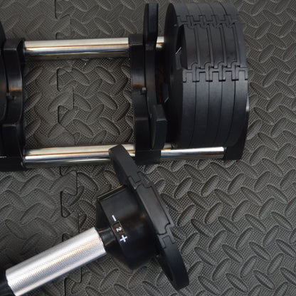 24kg Adjustable Dumbbells Pair with 2kg Increments