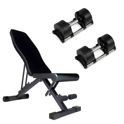 24kg Adjustable Dumbbells Pair with 2kg Increments