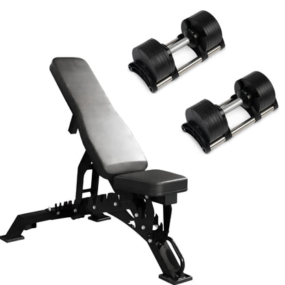24kg Adjustable Dumbbells Pair with 2kg Increments
