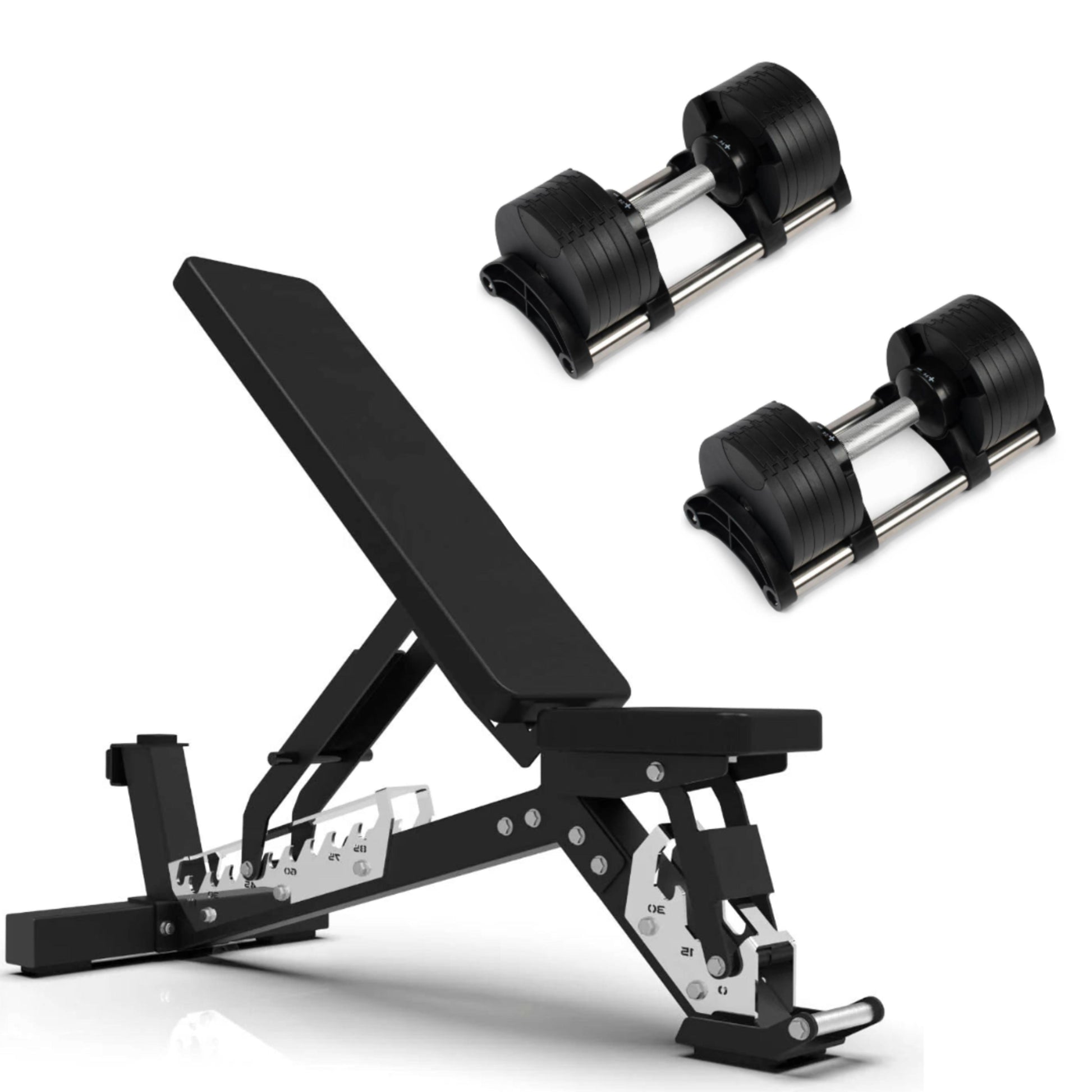 24kg Adjustable Dumbbells Pair with 2kg Increments