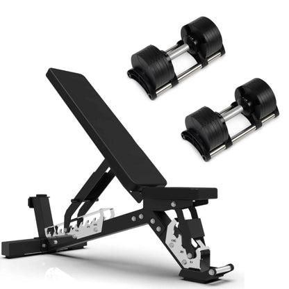 24kg Adjustable Dumbbells Pair with 2kg Increments