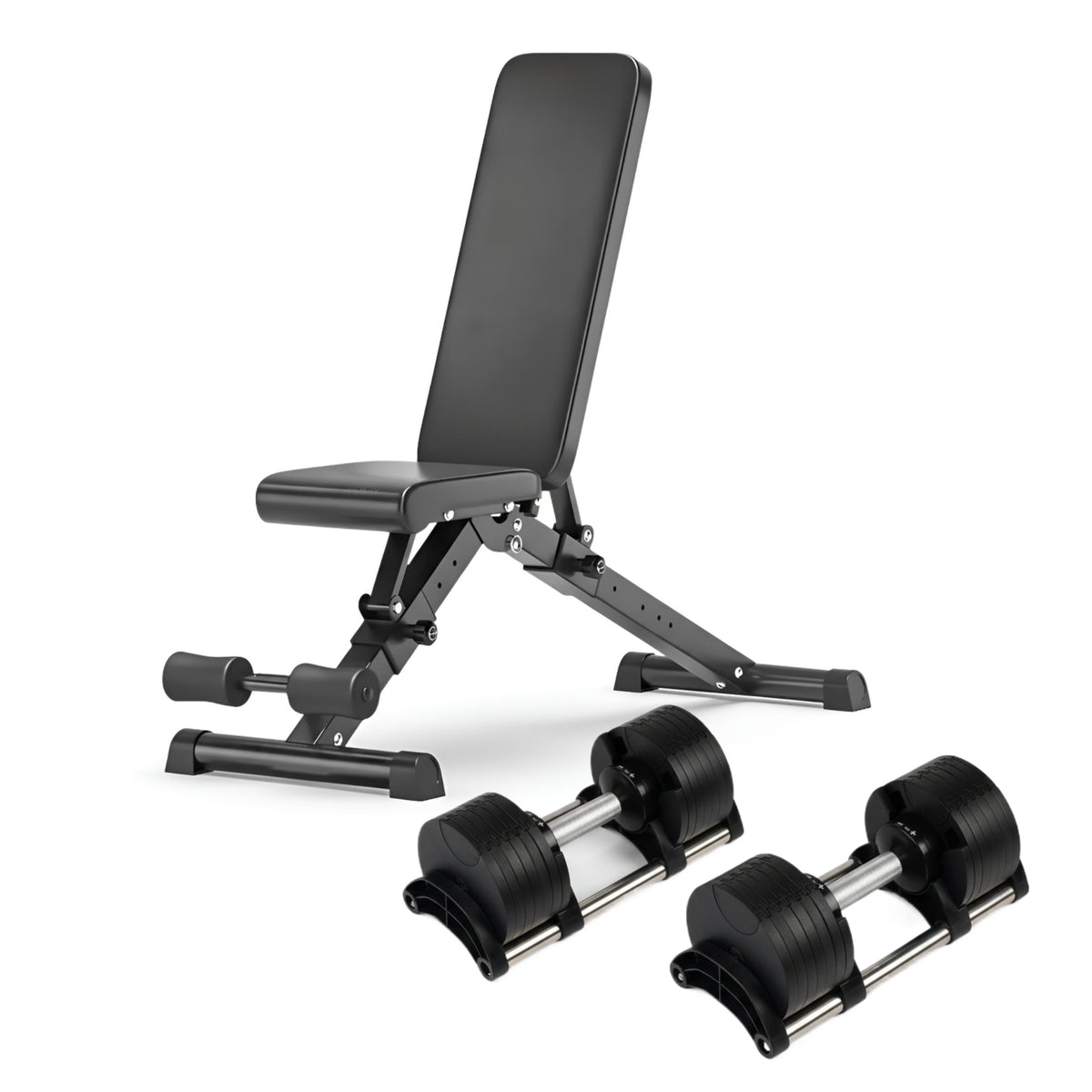 24kg Adjustable Dumbbells Pair with 2kg Increments