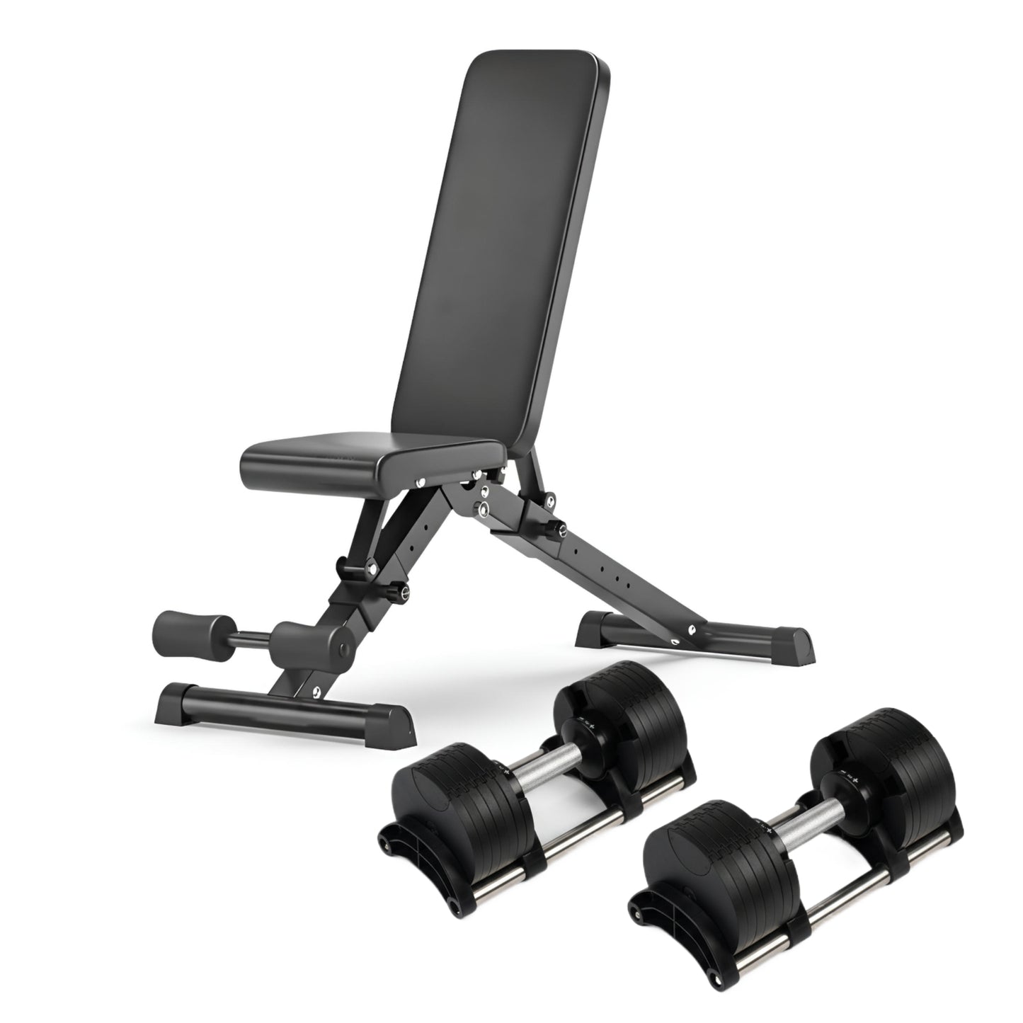 24kg Adjustable Dumbbells Pair with 2kg Increments