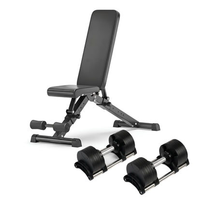 24kg Adjustable Dumbbells Pair with 2kg Increments