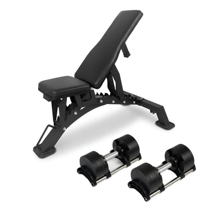 24kg Adjustable Dumbbells Pair with 2kg Increments