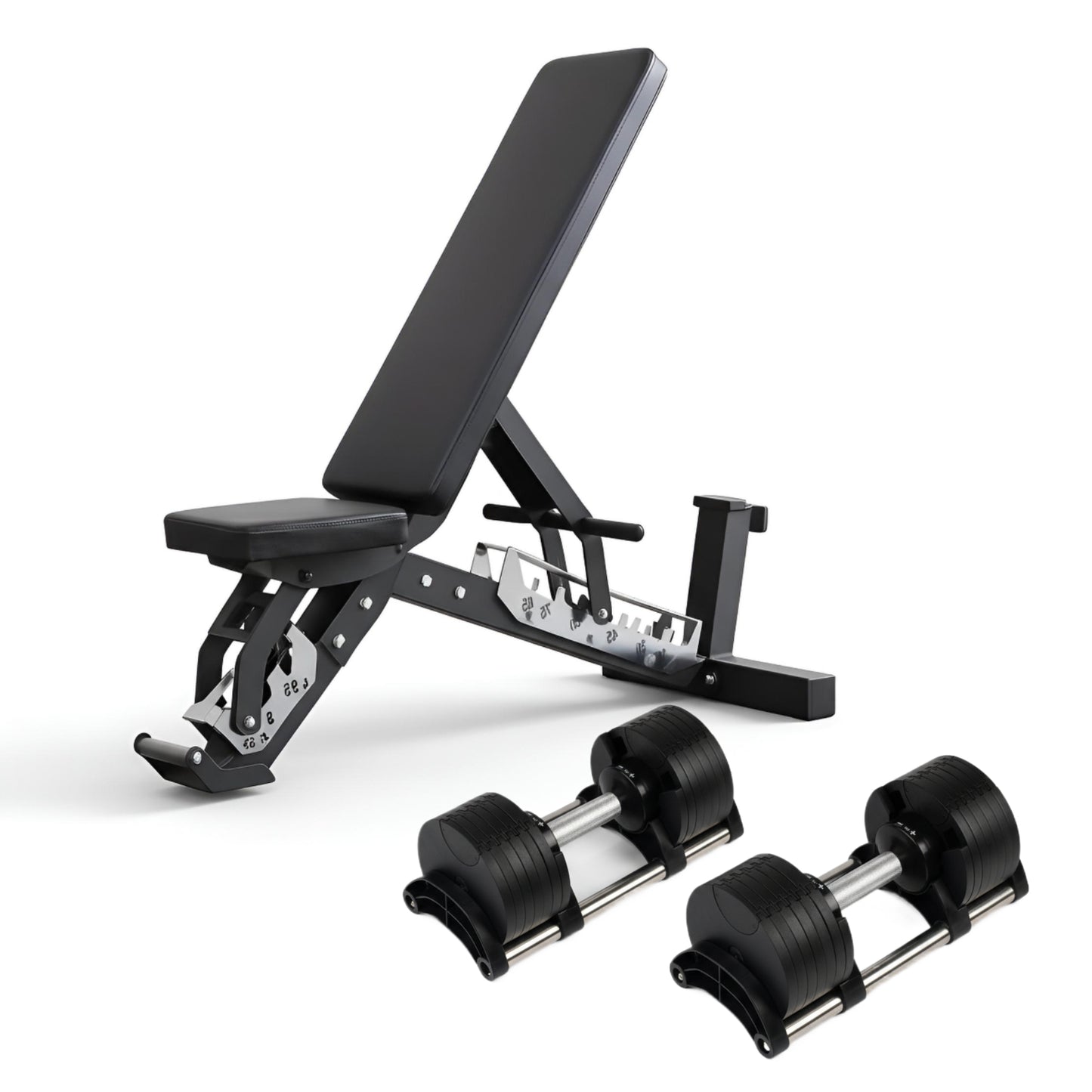 24kg Adjustable Dumbbells Pair with 2kg Increments