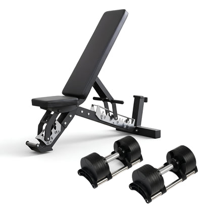 24kg Adjustable Dumbbells Pair with 2kg Increments