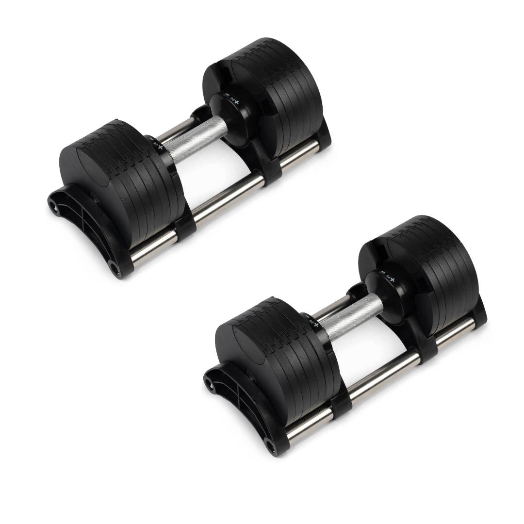 24kg Adjustable Dumbbells Pair with 2kg Increments