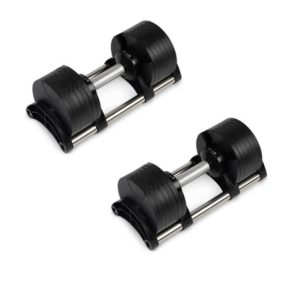 24kg Adjustable Dumbbells Pair with 2kg Increments