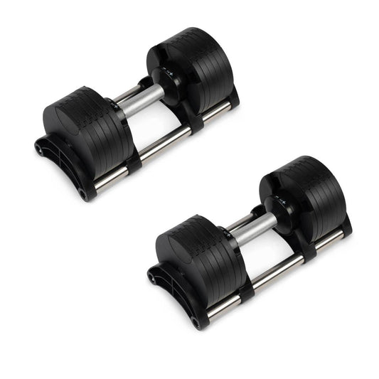 24kg Adjustable Dumbbells Pair with 2kg Increments