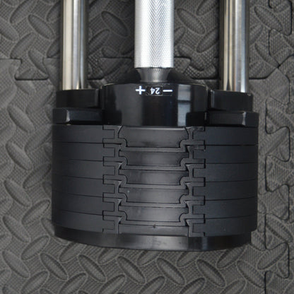 24kg Adjustable Dumbbells pair with 4kg Increments