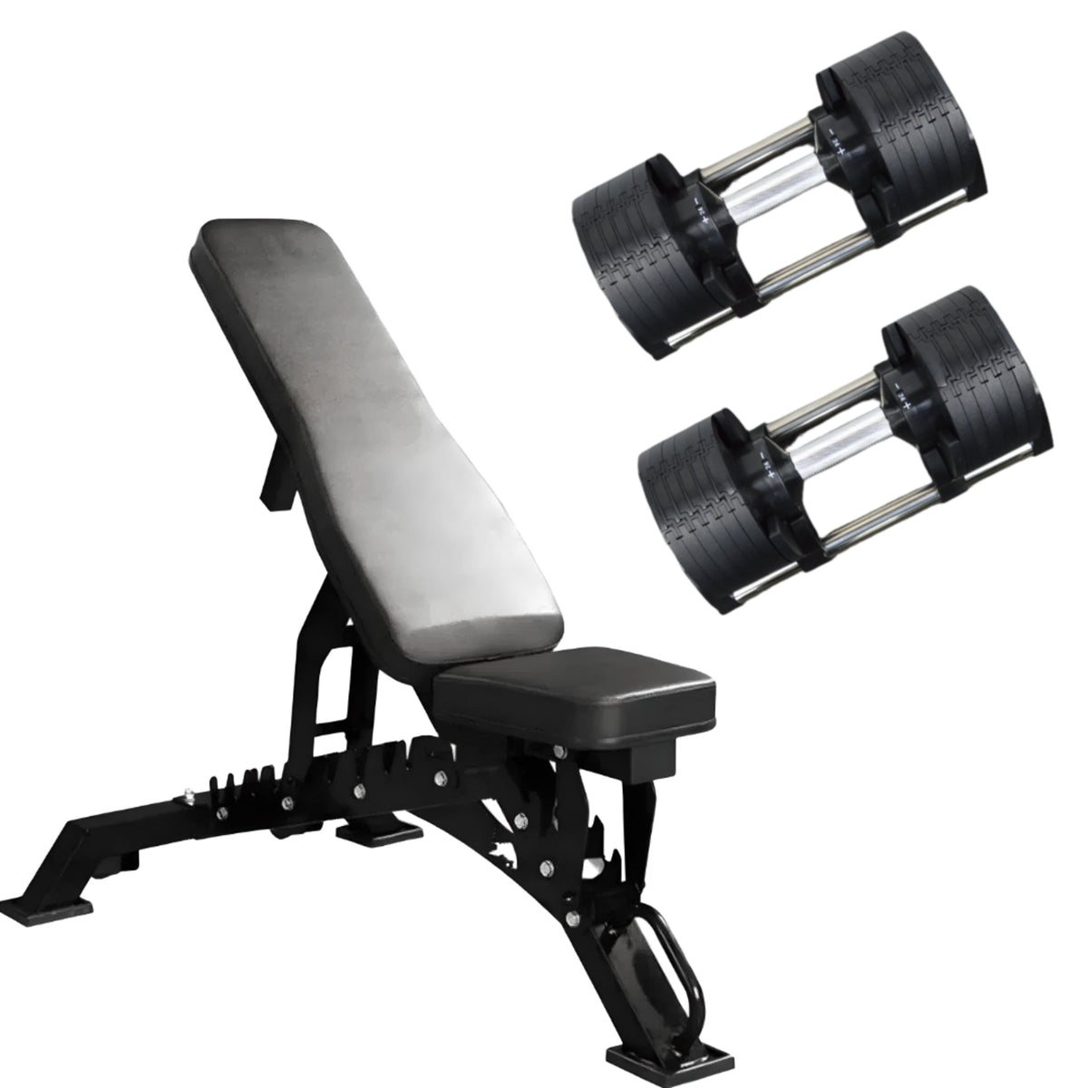 24kg Adjustable Dumbbells pair with 4kg Increments