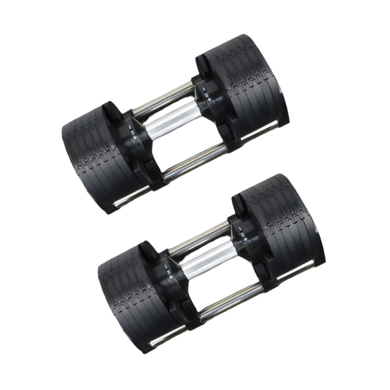24kg Adjustable Dumbbells pair with 4kg Increments