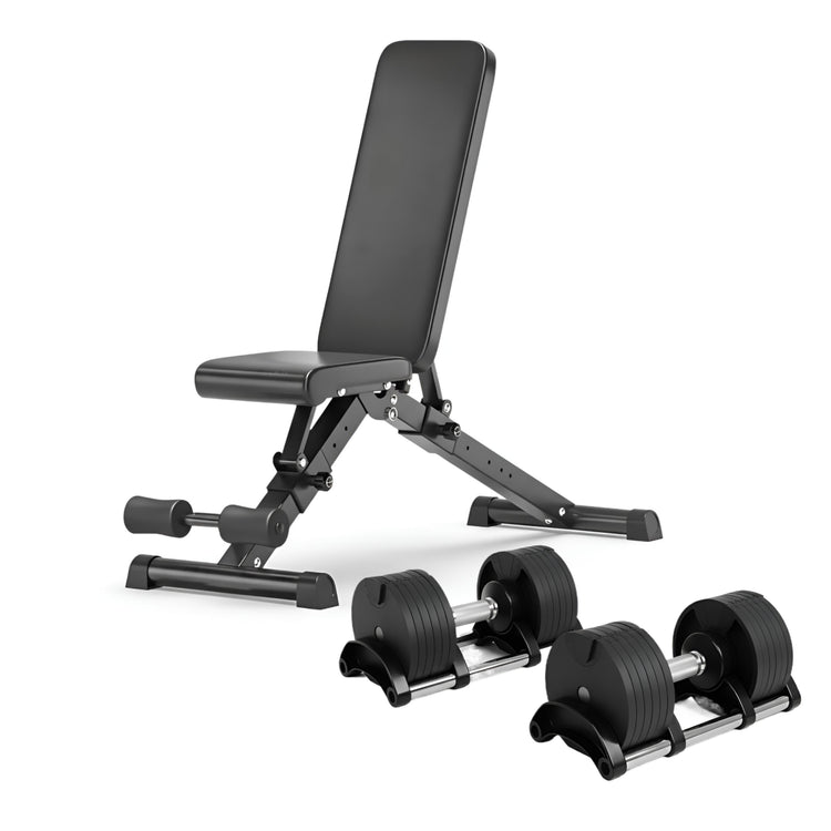 24kg Adjustable Dumbbells pair with 4kg Increments