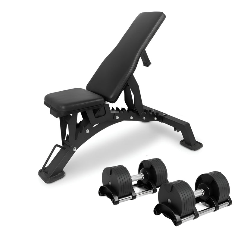 24kg Adjustable Dumbbells pair with 4kg Increments