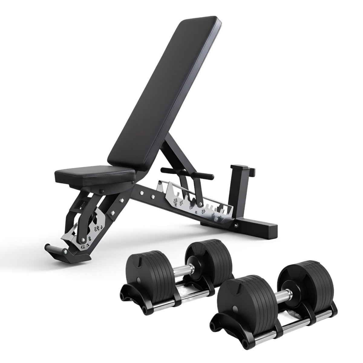 24kg Adjustable Dumbbells pair with 4kg Increments