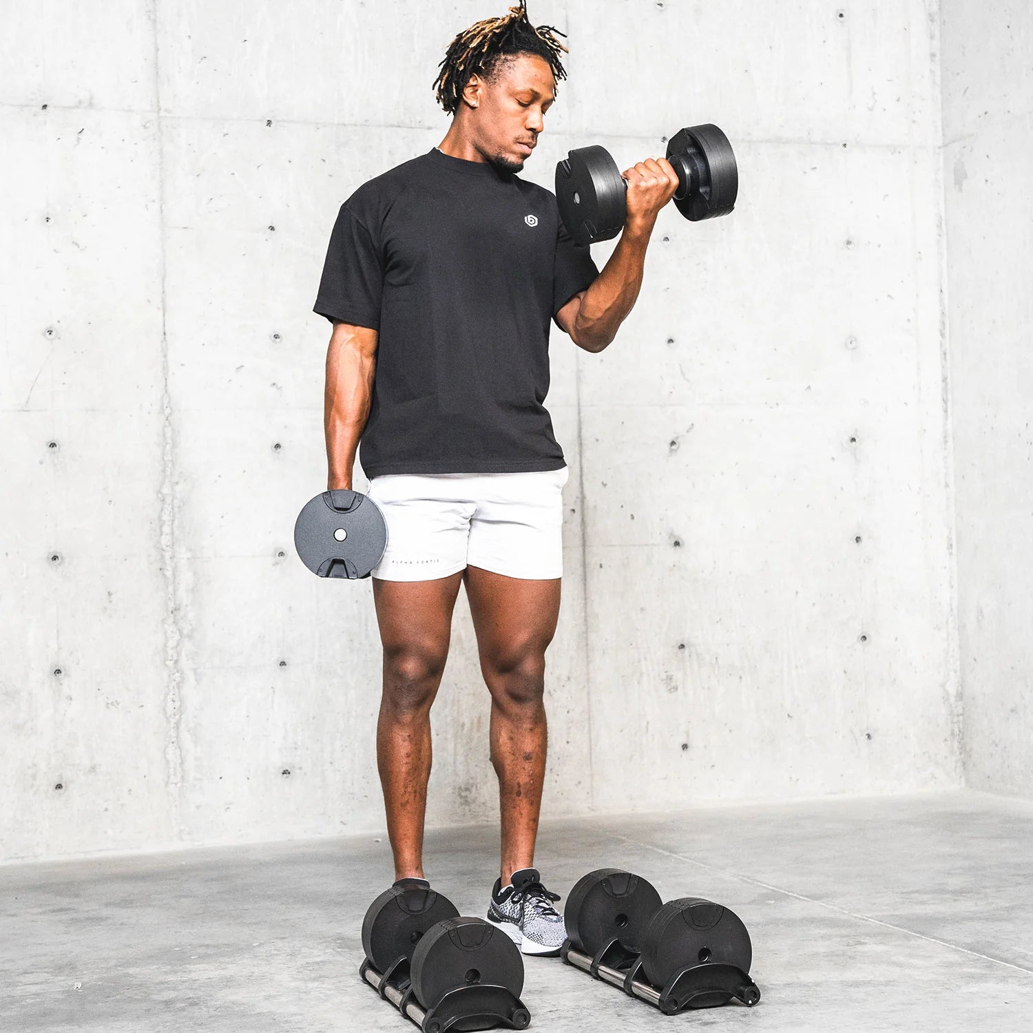 24kg Adjustable Dumbbells pair with 4kg Increments