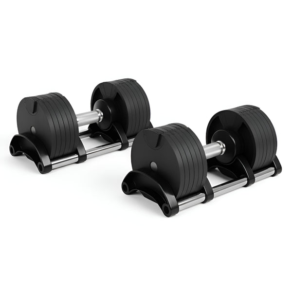 24kg Adjustable Dumbbells pair with 4kg Increments