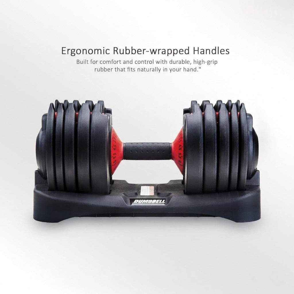 24kg Quick Dial Adjustable Dumbbells