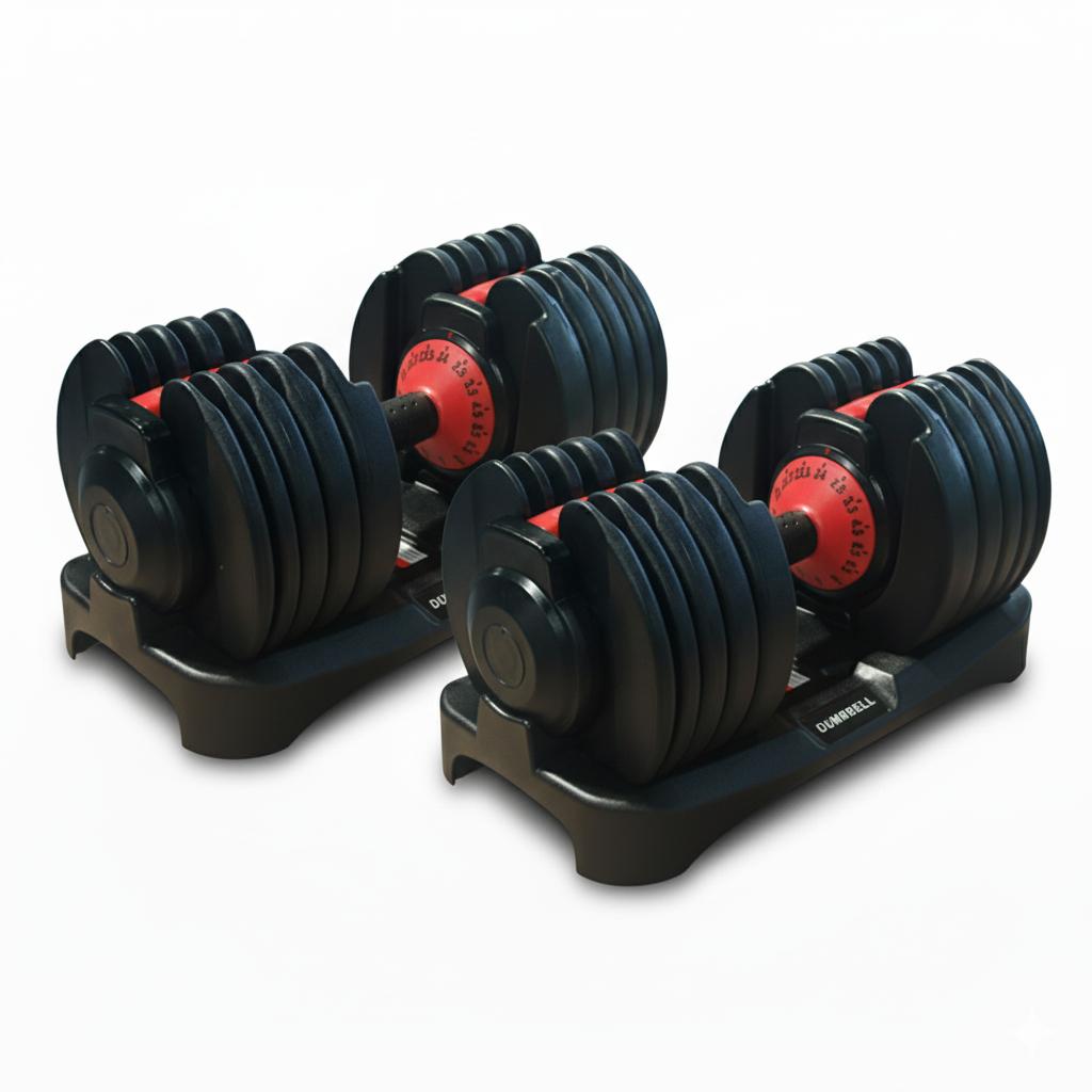 24kg Quick Dial Adjustable Dumbbells