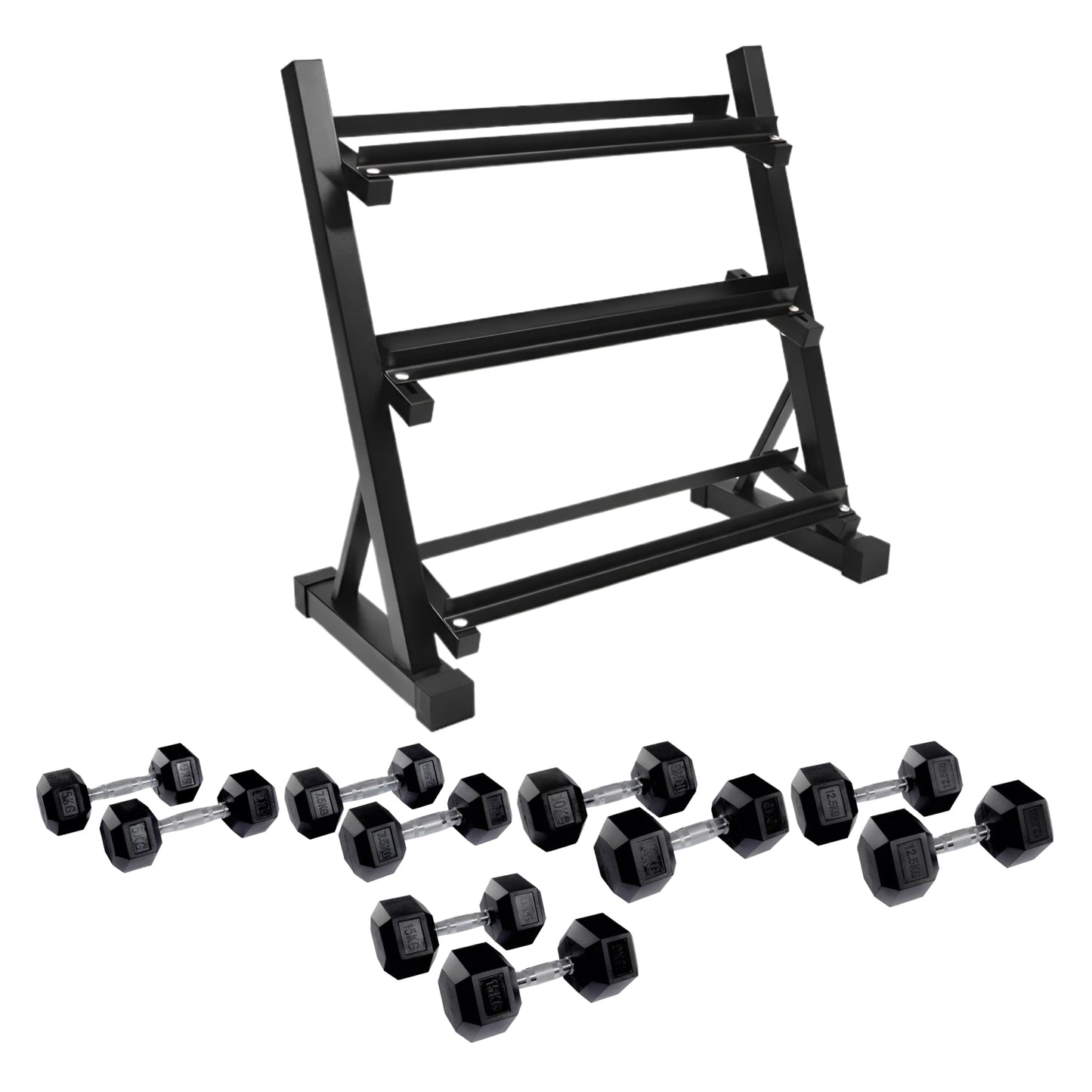 3 Tier Dumbbell Weight Rack