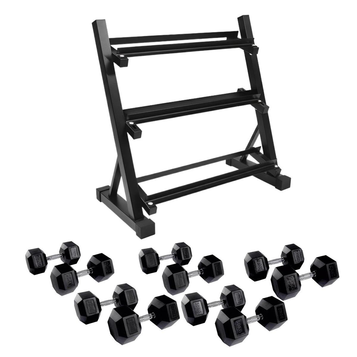 3 Tier Dumbbell Weight Rack