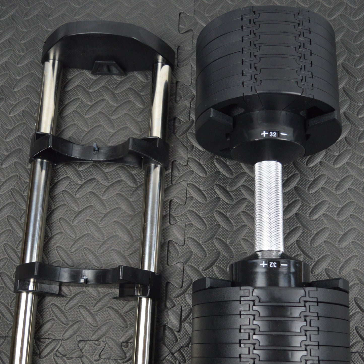 32kg Adjustable Dumbbell Pair 2kg Increments