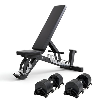 32kg Adjustable Dumbbell Pair 2kg Increments