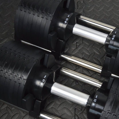 32kg Adjustable Dumbbell Pair 2kg Increments