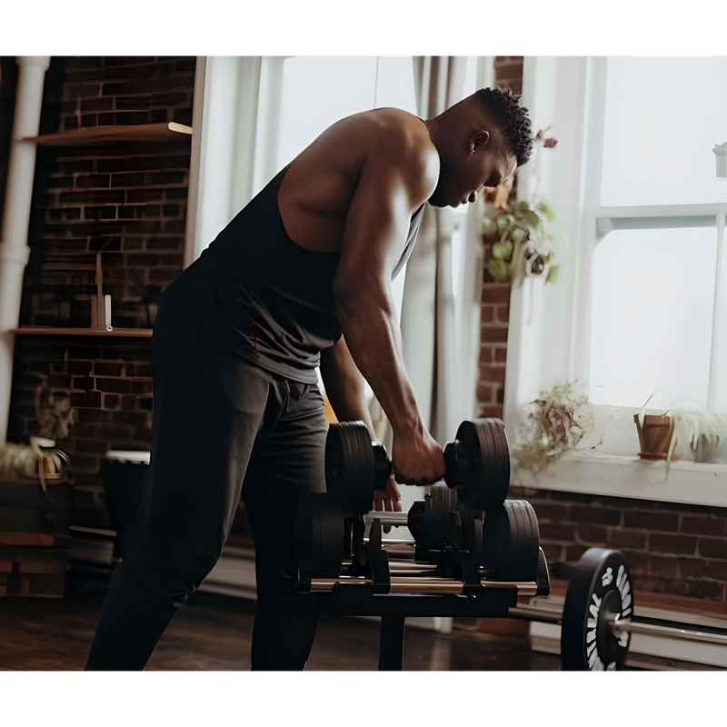 32kg Adjustable Dumbbell Pair 4kg Increments