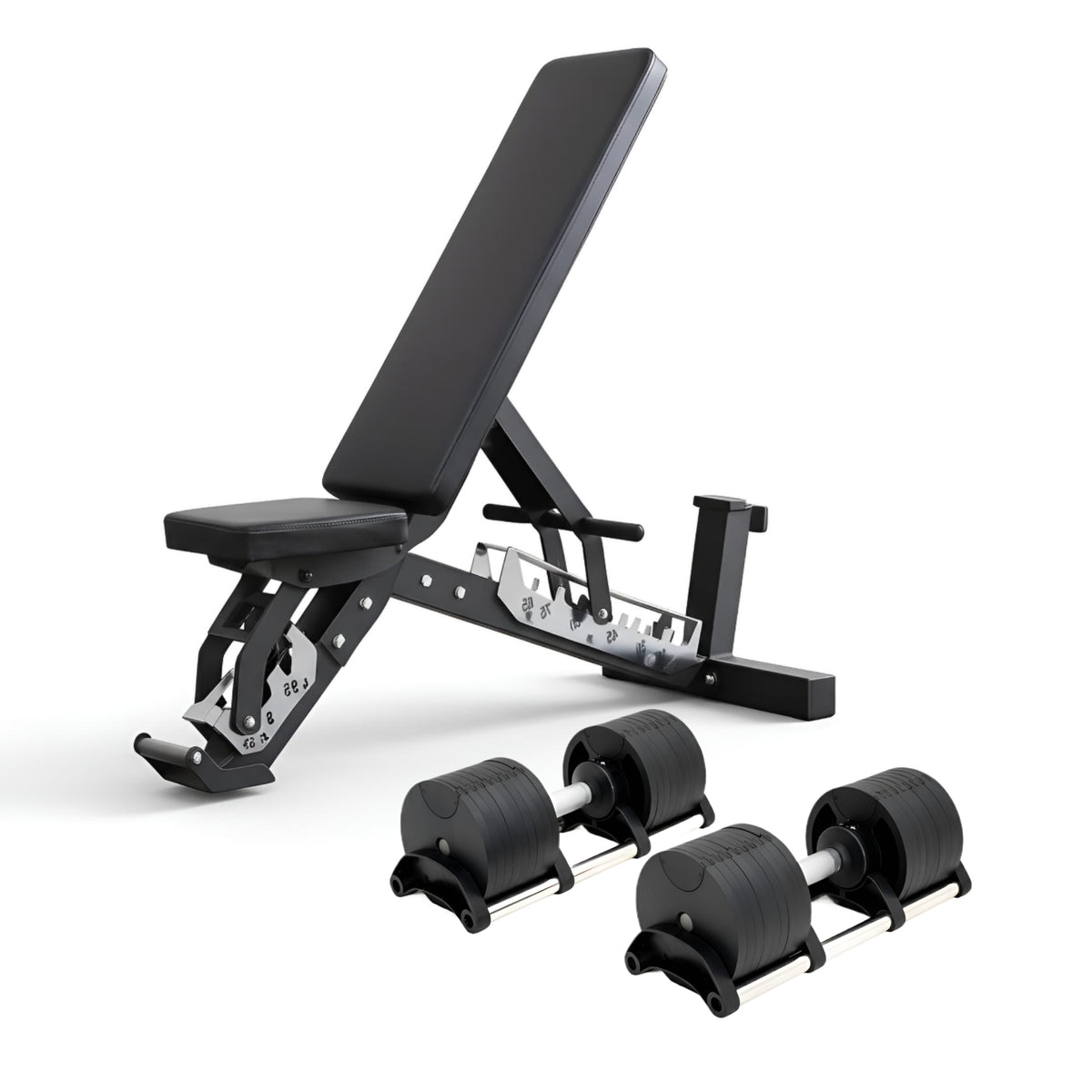 32kg Adjustable Dumbbell Pair 4kg Increments